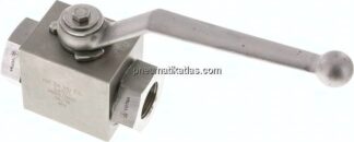 Hochdruck-Kugelhahn, Edelstahl, G 3/4", -0,999 bis 315bar