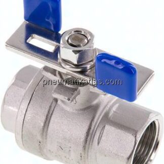 Edelstahl-Kugelhahn, leicht, G 3/4", 0 - 63bar