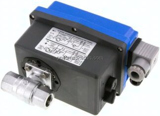 Elektr. Messing-Kugelhahn, G 3/8", 24 V (AC/DC) (Sanitär)