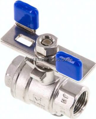 Edelstahl-Kugelhahn, leicht, G 3/8", 0 - 63bar