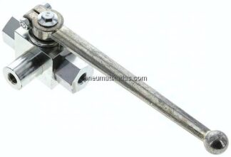 Hochdruck-3-Wege Kugelhahn, L-Bohrung, G 1/8", 0 - 500bar