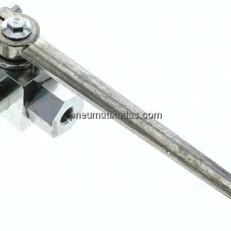 Hochdruck-3-Wege Kugelhahn, L-Bohrung, G 1/8", 0 - 500bar