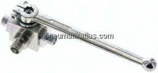 Hochdruck-3-Wege Kugelhahn, L-Bohrung, 8 L (M14x1,5), 0 - 315bar