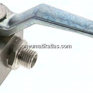 ES-Hochdruck-3-Wege Kugelhahn, T-Bohrung, 8 L (M14x1,5), 0 - 315bar