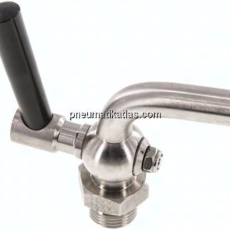 Edelstahl-Ablasshahn G 1/2", PN 6