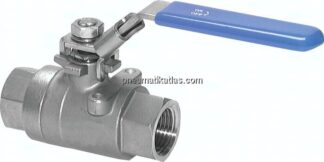 Edelstahl-Kugelhahn, G 1-1/2", 0 - 63bar