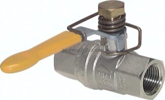 Messing-Kugelhahn, G 2", -0,98 bis 40bar, federschließend