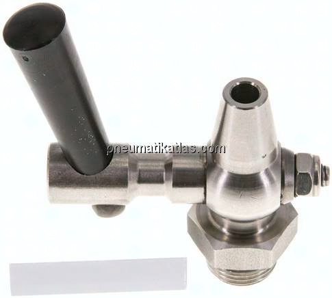 Edelstahl-Probierhahn G 3/8", PN 6