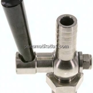 Edelstahl-Schlauchhahn G 1"-25 (1")mm, PN 6