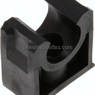 Rohrklemme 16mm, Polyethylen (schwarz)