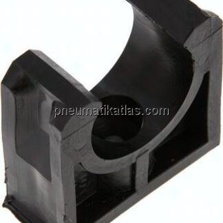 Rohrklemme 25mm, Polyethylen (schwarz)