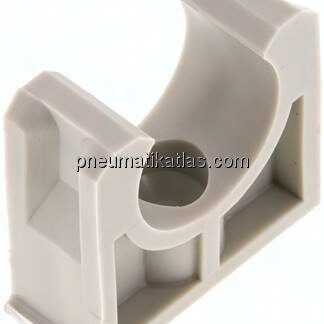 Rohrklemme 25mm, Polypropylen (grau)