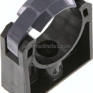 Rohrklemme 40mm, Polyethylen (schwarz)