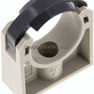 Rohrklemme 40mm, Polypropylen (grau)