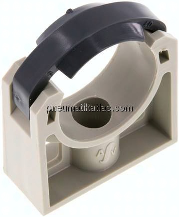 Rohrklemme 40mm, Polypropylen (grau)