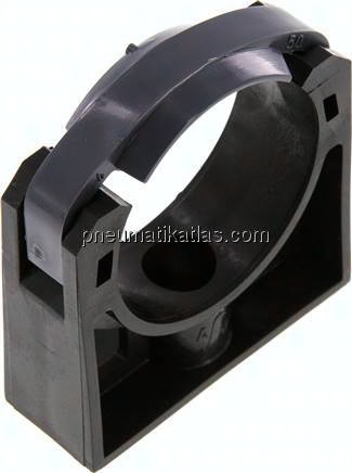 Rohrklemme 50mm, Polyethylen (schwarz)