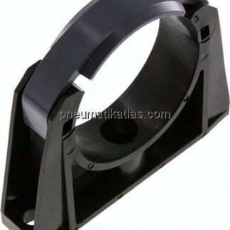 Rohrklemme 75mm, Polyethylen (schwarz)