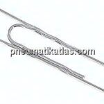 100er Pack Aktenklammern, verzinkt, gewellt, 50mm