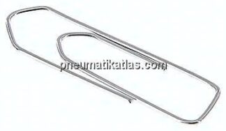 1000er Pack Büroklammern, verzinkt, 32mm