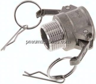 Kamlock-Kupplung (B) R 1"(AG), Edelstahl (1.4408)