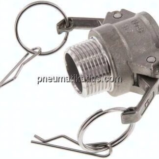 Kamlock-Kupplung (B) R 1"(AG), Edelstahl (1.4408)