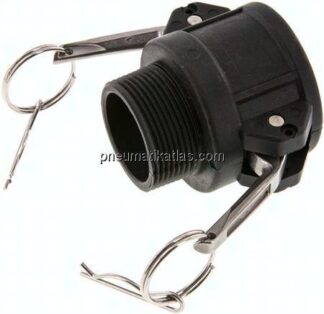 Kamlock-Kupplung (B) R 1-1/2"(AG), Polypropylen