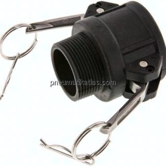 Kamlock-Kupplung (B) R 1-1/2"(AG), Polypropylen