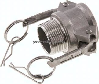 Kamlock-Kupplung (B) R 1-1/4"(AG), Edelstahl (1.4408)