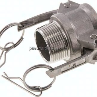 Kamlock-Kupplung (B) R 1-1/4"(AG), Edelstahl (1.4408)