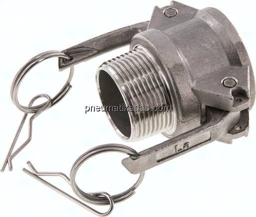 Kamlock-Kupplung (B) R 1-1/4"(AG), Edelstahl (1.4408)