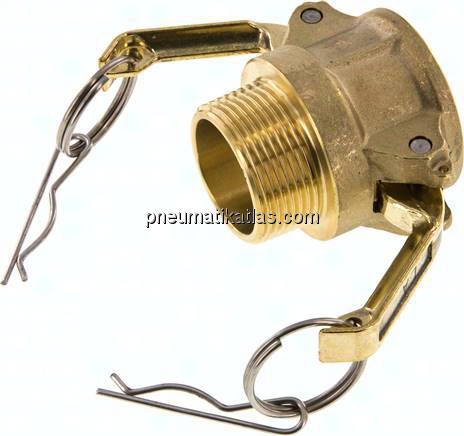 Kamlock-Kupplung (B) R 1-1/4"(AG), Messing