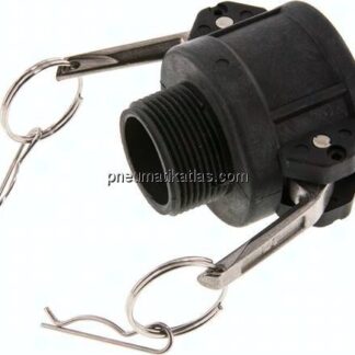 Kamlock-Kupplung (B) R 1-1/4"(AG), Polypropylen