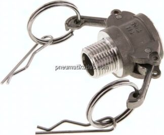 Kamlock-Kupplung (B) R 1/2"(AG), Edelstahl (1.4408)
