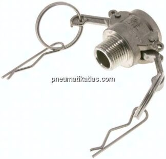 Kamlock-Kupplung (B) NPT 1/2"(AG), Edelstahl (1.4408)