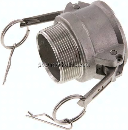 Kamlock-Kupplung (B) R 2"(AG), Edelstahl (1.4408)