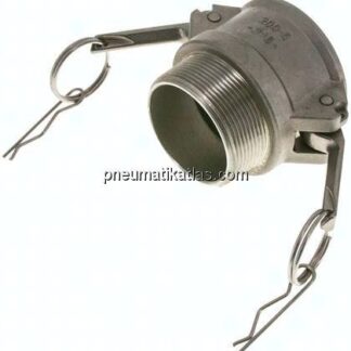 Kamlock-Kupplung (B) NPT 2"(AG), Edelstahl (1.4408)