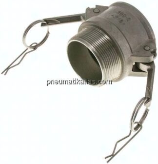 Kamlock-Kupplung (B) NPT 2"(AG), Edelstahl (1.4408)