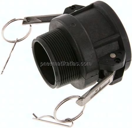 Kamlock-Kupplung (B) R 2"(AG), Polypropylen
