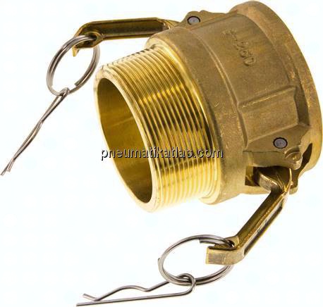 Kamlock-Kupplung (B) R 2-1/2"(AG), Messing