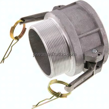Kamlock-Kupplung (B) R 3"(AG), Aluminium