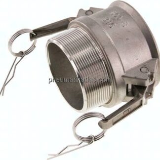 Kamlock-Kupplung (B) R 3"(AG), Edelstahl (1.4408)
