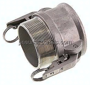 Sicherheits-Kamlock-Kupplung (B) R 3"(AG), Edelstahl (1.4408)