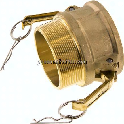 Kamlock-Kupplung (B) R 3"(AG), Messing
