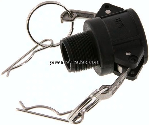 Kamlock-Kupplung (B) R 3/4"(AG), Polypropylen