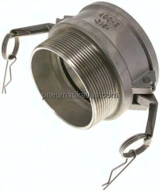 Kamlock-Kupplung (B) NPT 4"(AG), Edelstahl (1.4408)