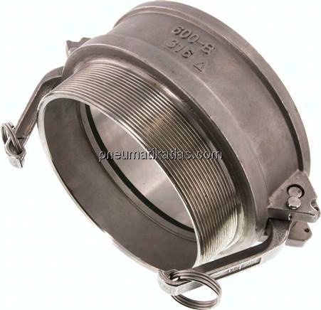 Sicherheits-Kamlock-Kupplung (B) R 6"(AG), Edelstahl (1.4408)