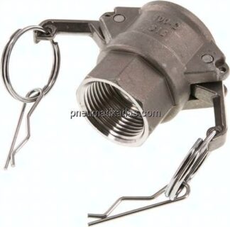Kamlock-Kupplung (D) Rp 1"(IG), Edelstahl (1.4408)