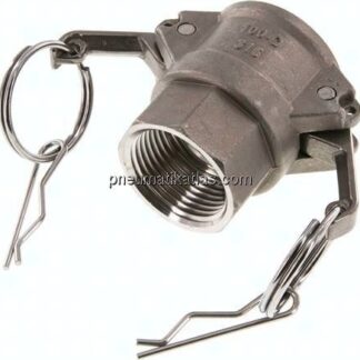 Kamlock-Kupplung (D) Rp 1"(IG), Edelstahl (1.4408)