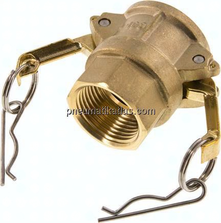 Kamlock-Kupplung (D) Rp 1"(IG), Messing