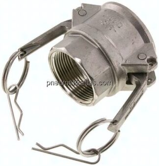 Kamlock-Kupplung (D) NPT 1-1/2"(IG), Edelstahl (1.4408)